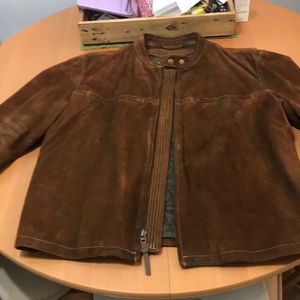 Men’s  J Crew suede motor cycle jacket